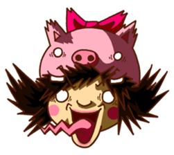 Tonko and Kotetsu 2 sticker #8189732