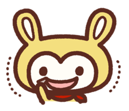 Yellow Wild Rabbit sticker #8190615