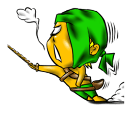 the archer-Manman sticker #8190661