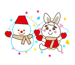 The year-end and New Year event sticker #8191141