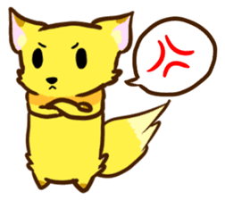 Fox and Raccoon dog 2 sticker #8191271