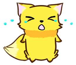 Fox and Raccoon dog 2 sticker #8191284