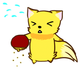 Fox and Raccoon dog 2 sticker #8191300