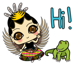 Cute Garuda Nusantara Fairy sticker #8192268