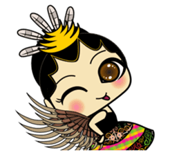 Cute Garuda Nusantara Fairy sticker #8192274