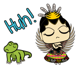 Cute Garuda Nusantara Fairy sticker #8192286