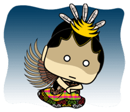 Cute Garuda Nusantara Fairy sticker #8192288