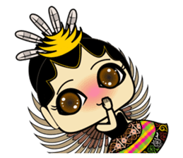 Cute Garuda Nusantara Fairy sticker #8192290