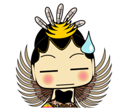 Cute Garuda Nusantara Fairy sticker #8192297