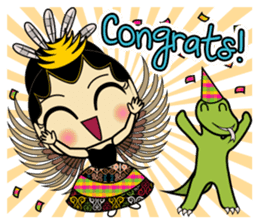 Cute Garuda Nusantara Fairy sticker #8192302
