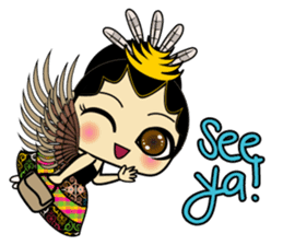 Cute Garuda Nusantara Fairy sticker #8192307