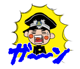 Japanese schoolboy and schoolgirl sticker #8192840