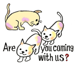 Cat Family - ENGLISH sticker #8193714