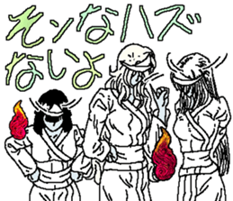 3 Lady-Ghosts sticker #8193944