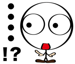 pretty stick human8 sticker #8194065