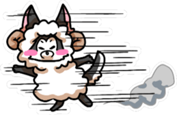 Sheep Wolf Sticker sticker #8194818