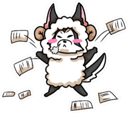 Sheep Wolf Sticker sticker #8194820