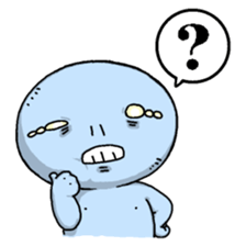 Ugly and cute alien "abi-chan" (revised) sticker #8194870
