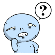 Ugly and cute alien "abi-chan" (revised) sticker #8194870