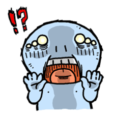 Ugly and cute alien "abi-chan" (revised) sticker #8194871