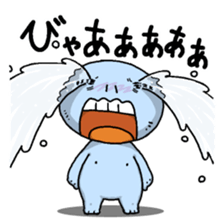 Ugly and cute alien "abi-chan" (revised) sticker #8194873