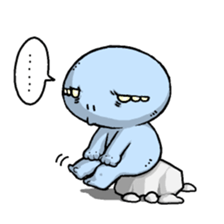 Ugly and cute alien "abi-chan" (revised) sticker #8194886