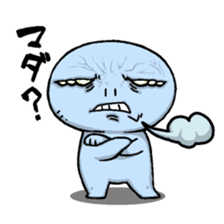 Ugly and cute alien "abi-chan" (revised) sticker #8194887