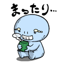 Ugly and cute alien "abi-chan" (revised) sticker #8194895