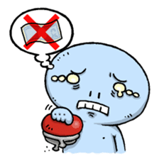 Ugly and cute alien "abi-chan" (revised) sticker #8194896
