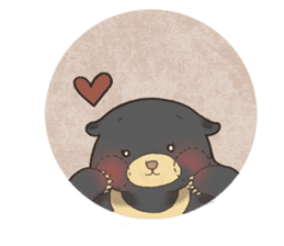 BeeBee the Sun Bear sticker #8195116