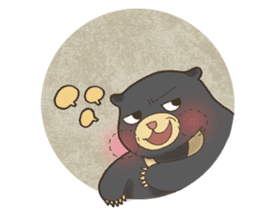BeeBee the Sun Bear sticker #8195121
