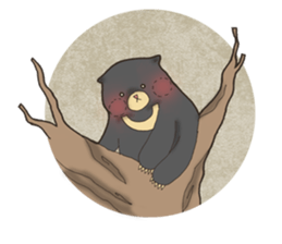 BeeBee the Sun Bear sticker #8195133