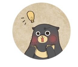 BeeBee the Sun Bear sticker #8195135