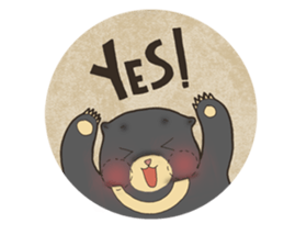 BeeBee the Sun Bear sticker #8195143