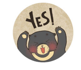 BeeBee the Sun Bear sticker #8195143