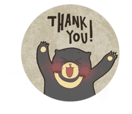 BeeBee the Sun Bear sticker #8195145