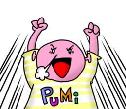 Saturnian Pumi-chan -Black companies- sticker #8196035