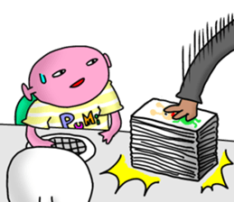 Saturnian Pumi-chan -Black companies- sticker #8196036