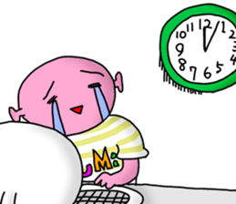 Saturnian Pumi-chan -Black companies- sticker #8196037