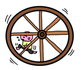 Saturnian Pumi-chan -Black companies- sticker #8196039