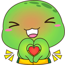 Pura, the funny turtle, version 8 ! sticker #8196828