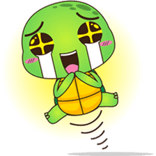 Pura, the funny turtle, version 8 ! sticker #8196841
