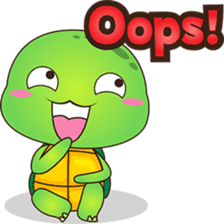 Pura, the funny turtle, version 8 ! sticker #8196843