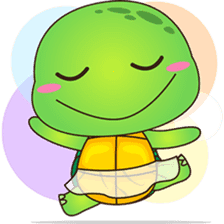 Pura, the funny turtle, version 8 ! sticker #8196851