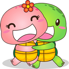 Pura, the funny turtle, version 8 ! sticker #8196852
