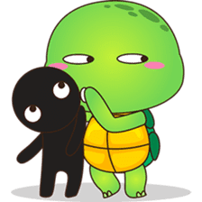 Pura, the funny turtle, version 8 ! sticker #8196854