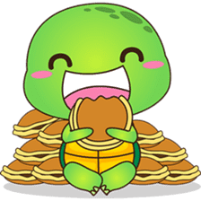 Pura, the funny turtle, version 8 ! sticker #8196855
