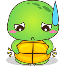Pura, the funny turtle, version 8 ! sticker #8196863