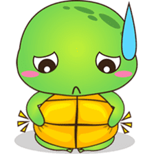 Pura, the funny turtle, version 8 ! sticker #8196863