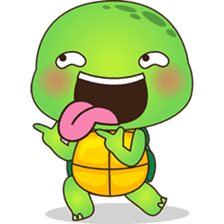 Pura, the funny turtle, version 8 ! sticker #8196864